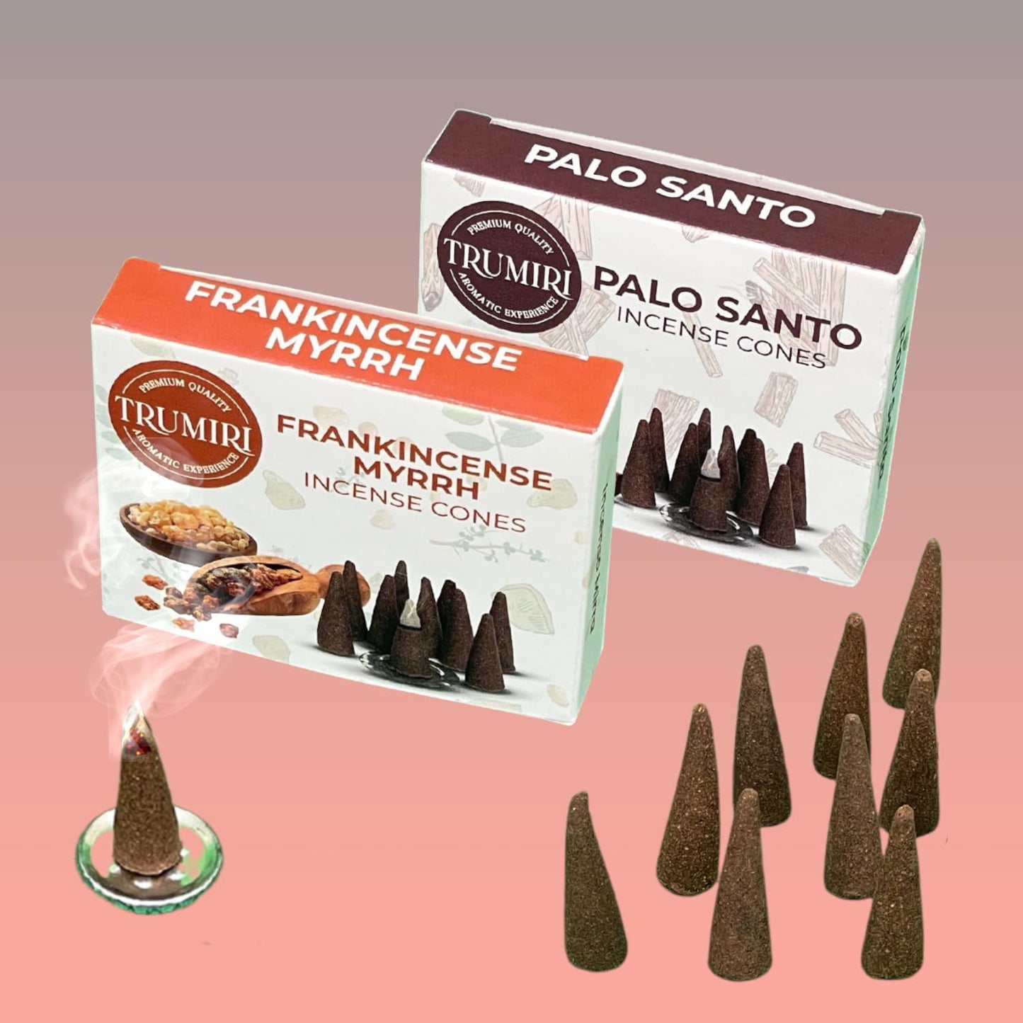 Incense Cones Combo Pack - 10 Cedar 10 Pine Scented Cones