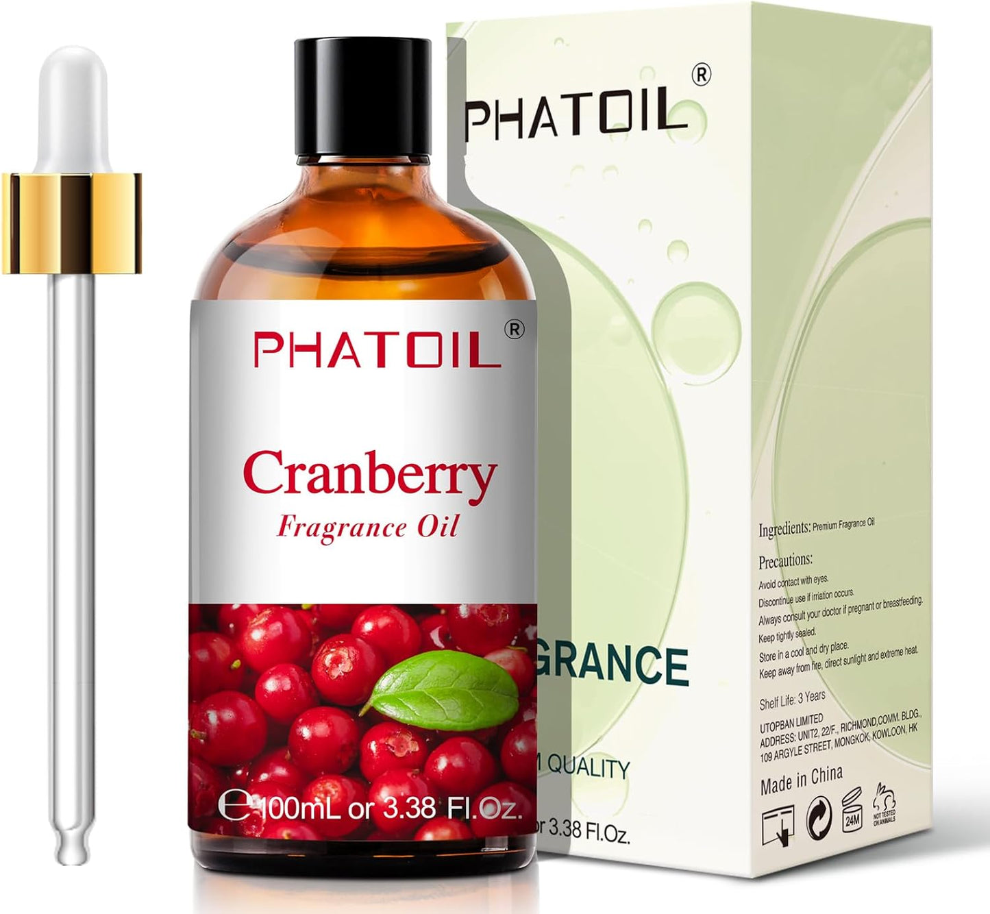 PHATOIL 3.38 FL.OZ Coconut & Vanilla Fragrance Oils for Aromatherapy, Essential Oils for Diffusers for Home, Perfect for Diffuser, Yoga, DIY Candle and Soap Making - 100ml