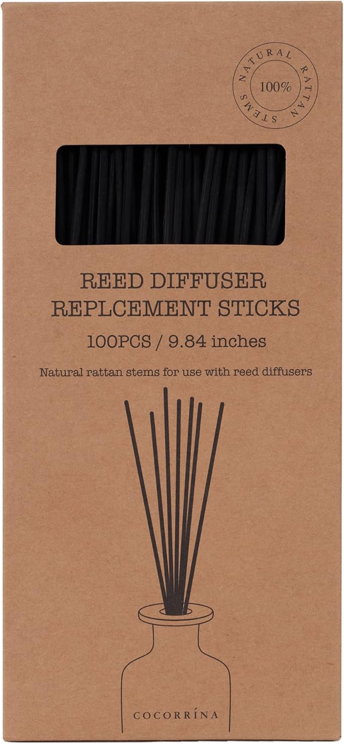 COCORRÍNA Reed Diffuser Refill - Cashmere Vanilla 6.7 oz. Scented Oil for Reed Diffuser Home Fragrance for Bedroom, Bathroom Home Decor