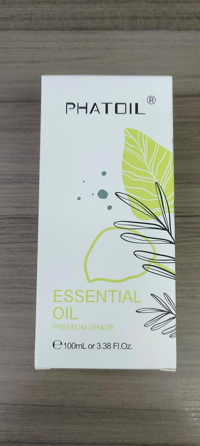 PHATOIL 3.38 FL.OZ Coconut & Vanilla Fragrance Oils for Aromatherapy, Essential Oils for Diffusers for Home, Perfect for Diffuser, Yoga, DIY Candle and Soap Making - 100ml