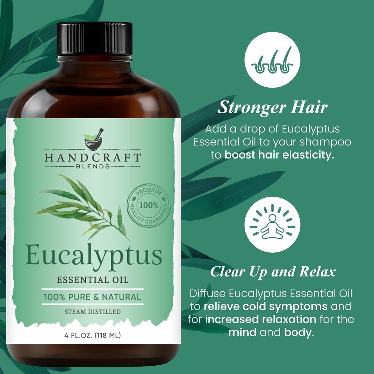 Lavender Essential Oil - Huge 4 Fl Oz - 100% Pure and Natural - Premium Grade Essential Oil for Diffuser and Aromatherapy