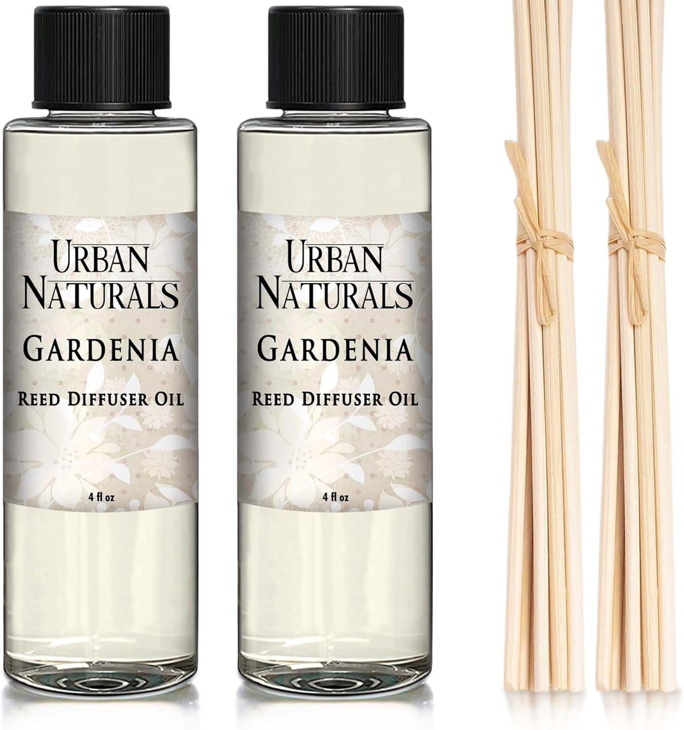 Urban Naturals Eucalyptus & Sage Oil Reed Diffuser Refill | Eucalyptus, Sage, Mint, Lime and Cedarwood| Includes a Free Set of Reed Sticks! 4 oz
