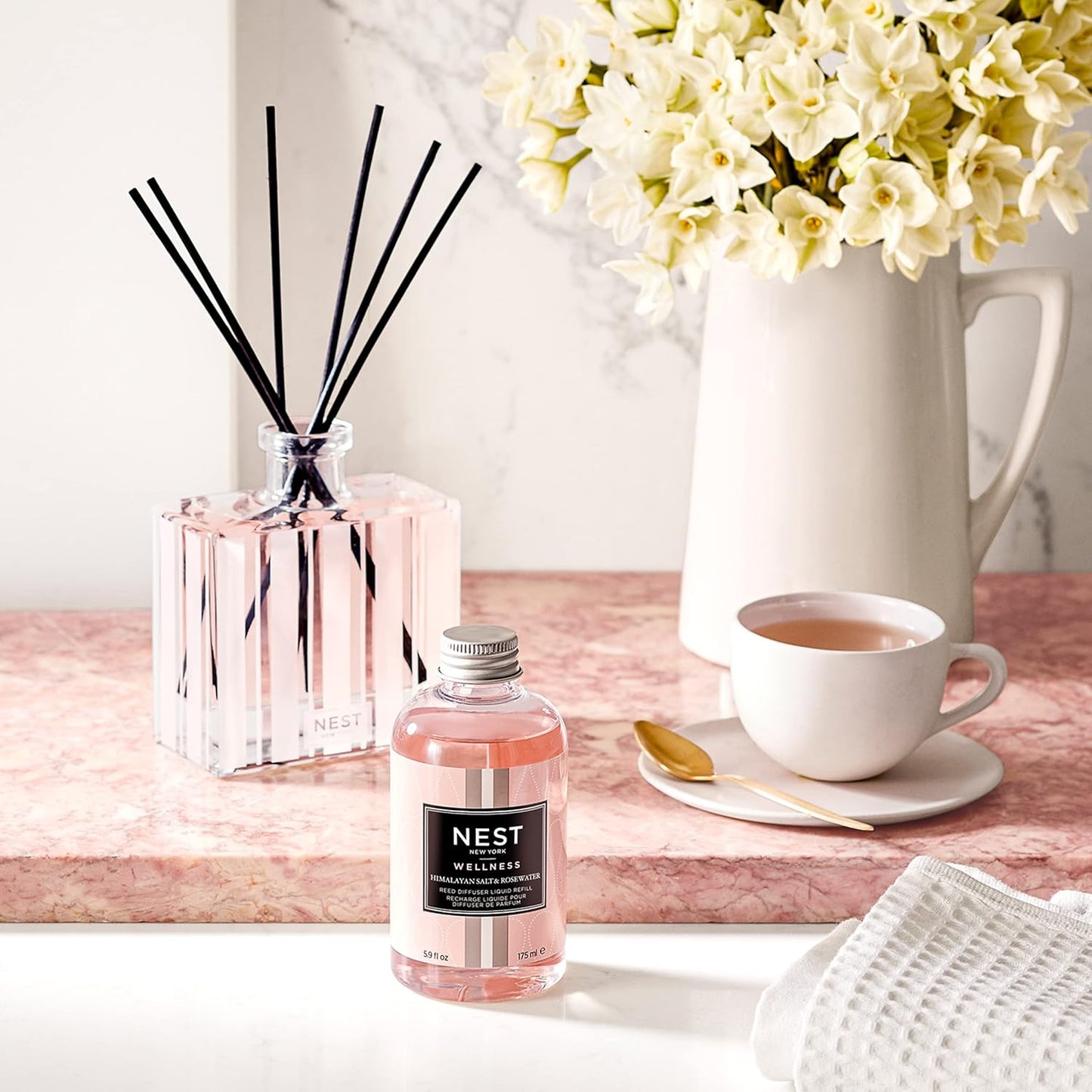 NEST New York Wild Mint & Eucalyptus Reed Diffuser Liquid Refill