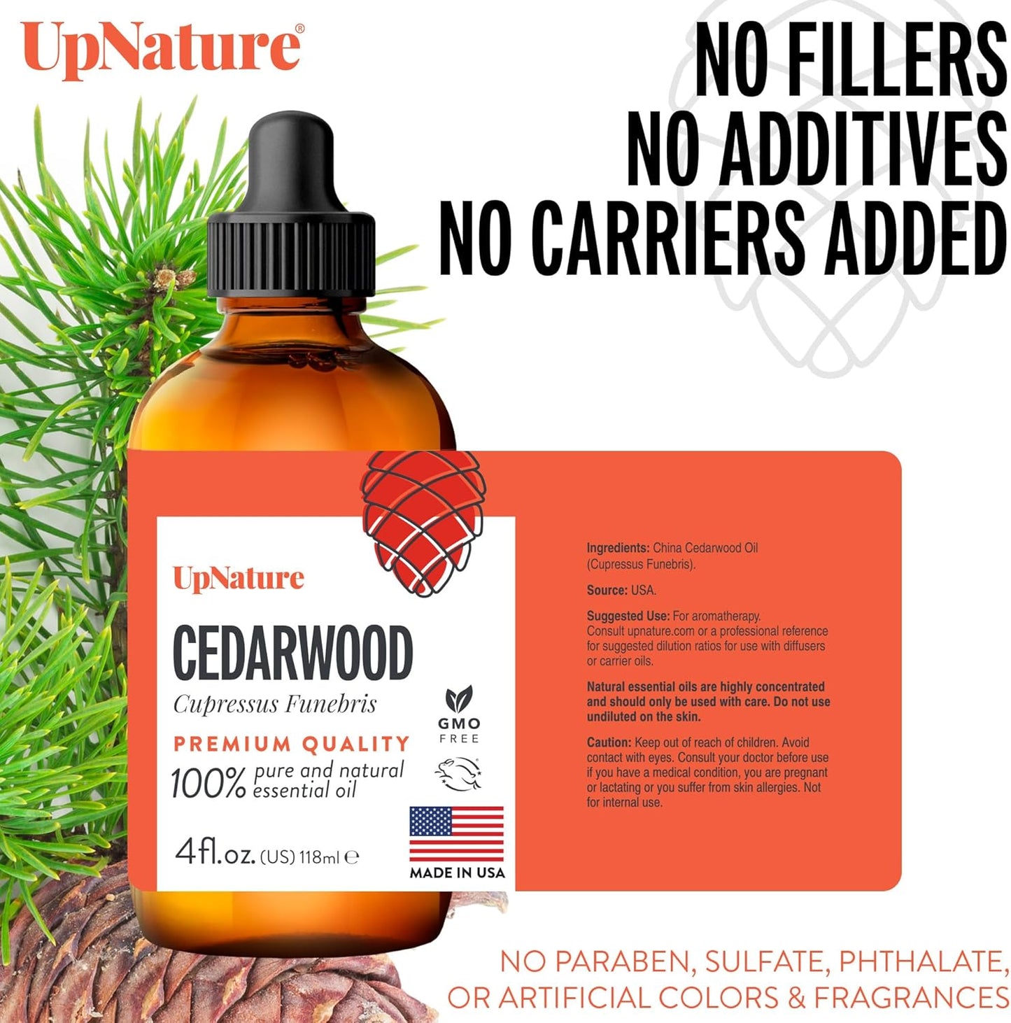UpNature Organic Tea Tree Oil - 100% Pure Tea Tree Essential Oil