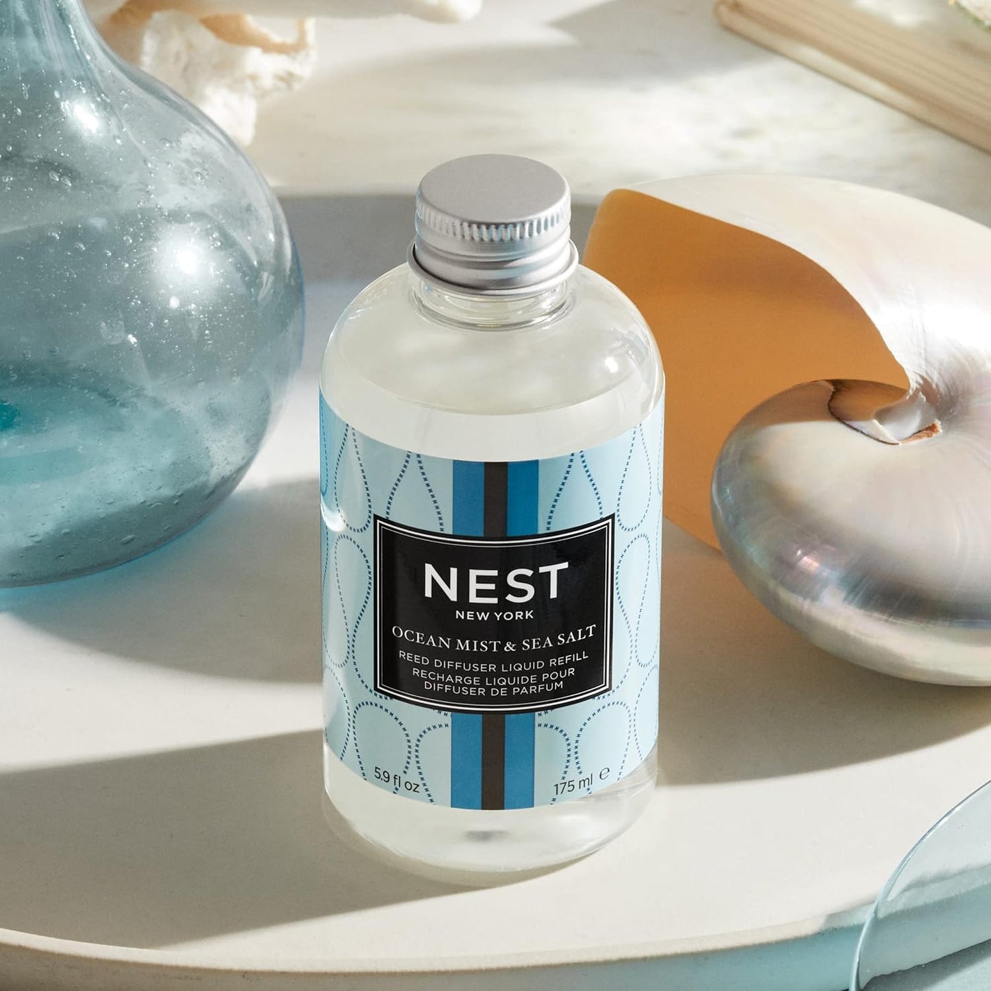 NEST Fragrances Moroccan Amber Reed Diffuser Liquid Refill 5.9 Fl Oz (Pack of 1)