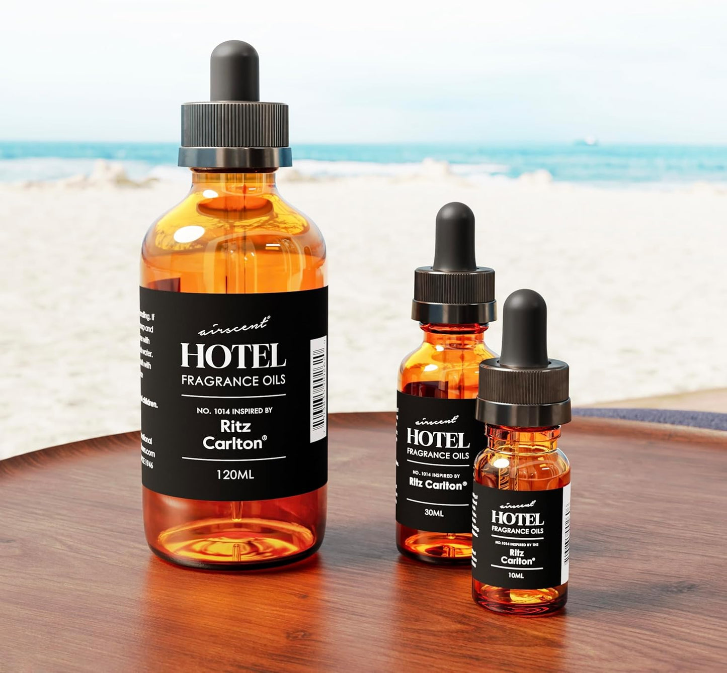 Hotel Diffuser Oil Inspired by The Ritz Carlton Hotel Scent - No. 1014 - AirScent Essential Oil Blend - Fragrance Oil Dropper Bottle for Aromatherapy Diffusers