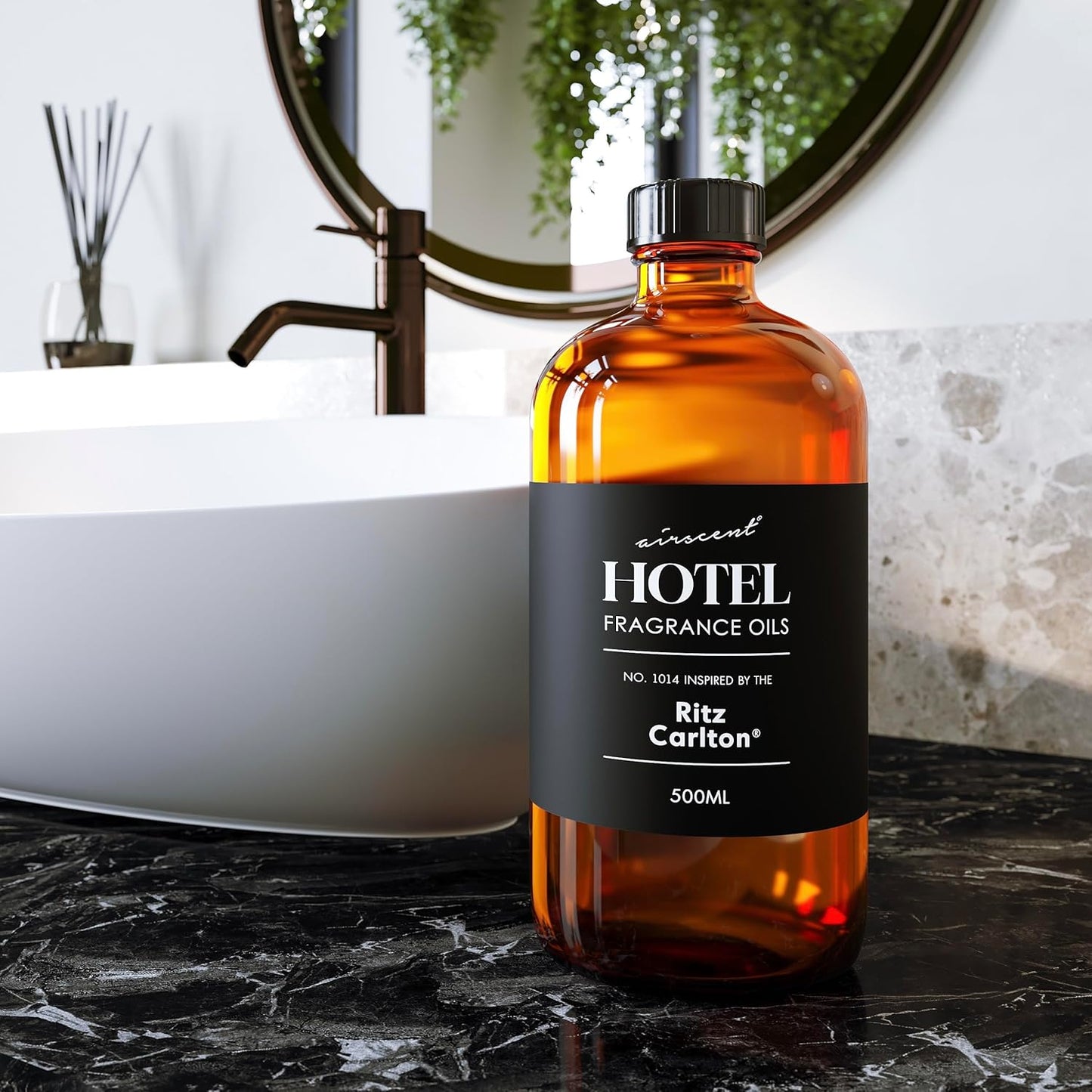 Hotel Diffuser Oil Inspired by The Ritz Carlton Hotel Scent - No. 1014 - AirScent Essential Oil Blend - Fragrance Oil Dropper Bottle for Aromatherapy Diffusers