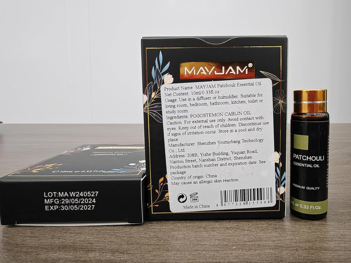 MAYJAM Essential Oil for Diffusers, Essential Oil with Premium Glass Dropper
