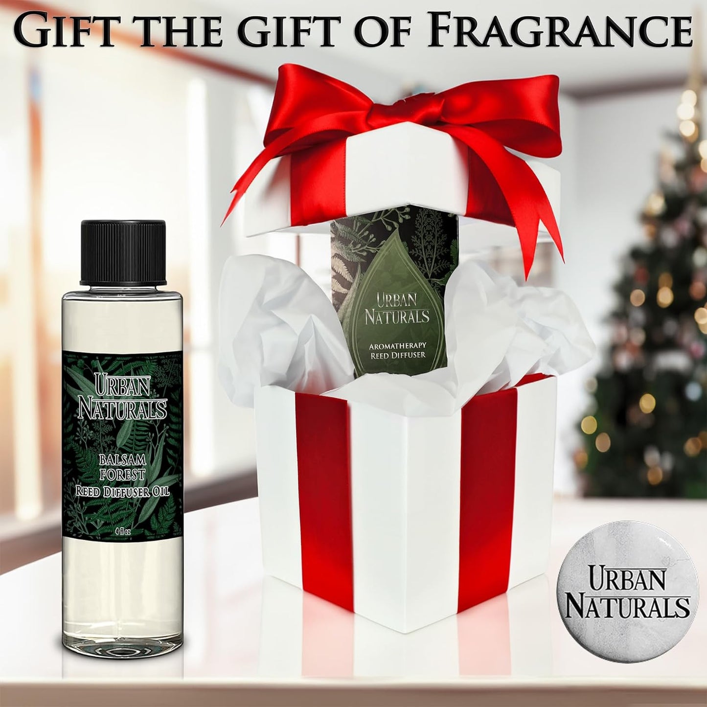 Urban Naturals Eucalyptus & Sage Oil Reed Diffuser Refill | Eucalyptus, Sage, Mint, Lime and Cedarwood| Includes a Free Set of Reed Sticks! 4 oz