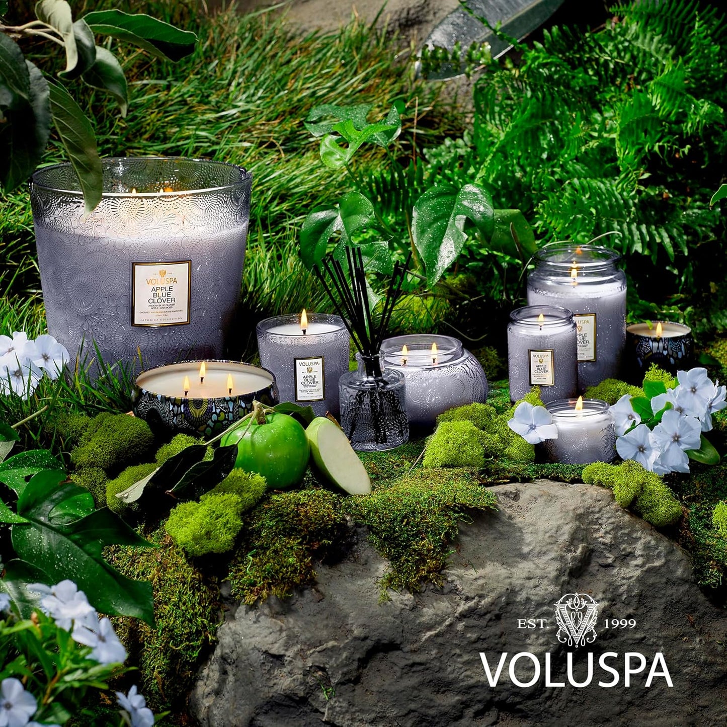 Voluspa Goji Tarocco Orange, Large Candle Jar, 18 oz, 100 Hour Burn Time, All Natural Wicks and Coconut Wax for Clean Burning, Vegan, Poured in the USA