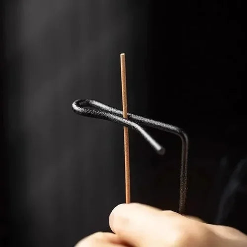 Upside Down Incense Burner - Incense Stick Holder - Wooden, Round Incense Tray
