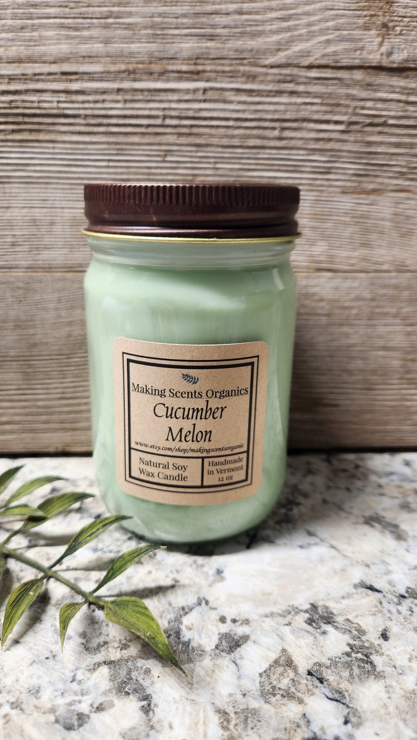 Pure Soy Wax Candles / Candles / Soy Candles / Balsam Fir & 60 Scents / 12 oz Mason Jar Candle / Made in VT / Making Scents