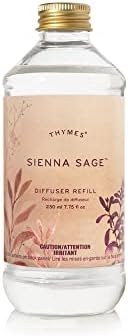 Thymes Frasier Fir Reed Diffuser Oil Refill – Home Fragrance Oil for Diffuser – Holiday Reed Diffuser Refill – Just-Cut Forest Oil Scents for Diffuser – Aromatherapy Diffuser Oils Scents (7.75 fl oz)