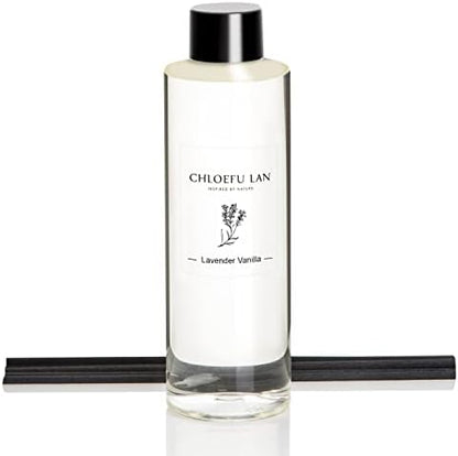 Chloefu LAN Hotel Scented Oil Diffuser Refill 7.05 oz Natural Essential Scented Oil - Best for Aromatherapy, SPA and Home, 0% Alcohol, Unique Blend to Promote Sleep & Relieve Stress