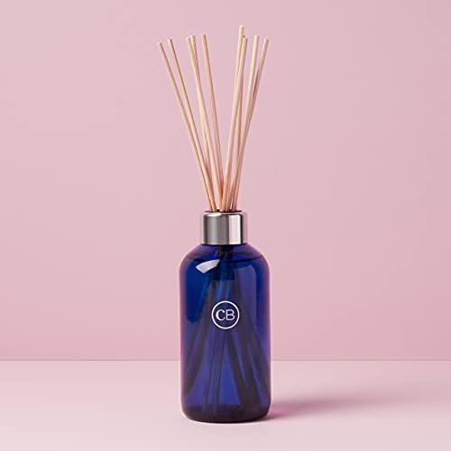 Capri Blue Volcano Reed Diffuser Set - Comes with Reed Diffuser Sticks, Fragrance Oil, and Glass Bottle Oil Diffuser - Aromatherapy Diffuser - White Diffuser (8 fl oz)