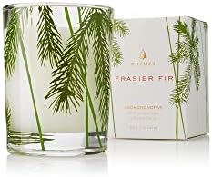 Thymes Frasier Fir Pine Needle Candle - Highly Scented Candles for a Luxury Home Fragrance - Holiday Candles with a Forest Fragrance - Single-Wick Candle (6.5 oz)