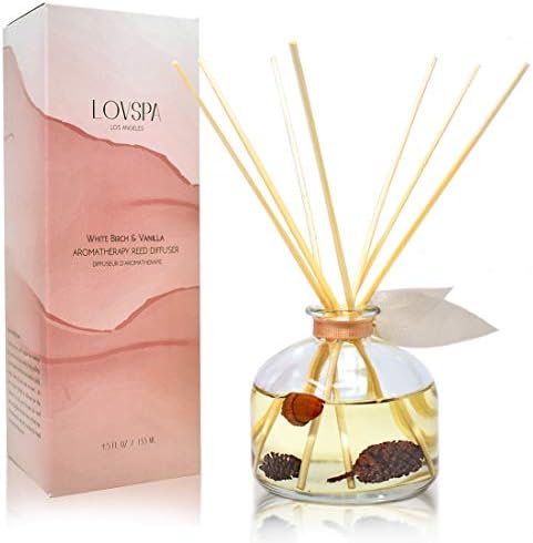 LOVSPA Eucalyptus Essential Oil Reed Diffuser Gift Set | Revive | Fresh Eucalyptus, Sage, Citrus, Bamboo & Mint | Great Aromatherapy Gift for Mom, Dad, Grandma or Aunt