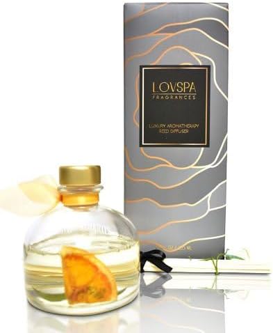 LOVSPA Eucalyptus Essential Oil Reed Diffuser Gift Set | Revive | Fresh Eucalyptus, Sage, Citrus, Bamboo & Mint | Great Aromatherapy Gift for Mom, Dad, Grandma or Aunt