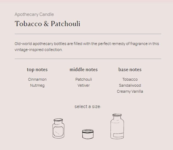 Paddywax Scented Candles Artisan Apothecary Candle, 8-Ounce