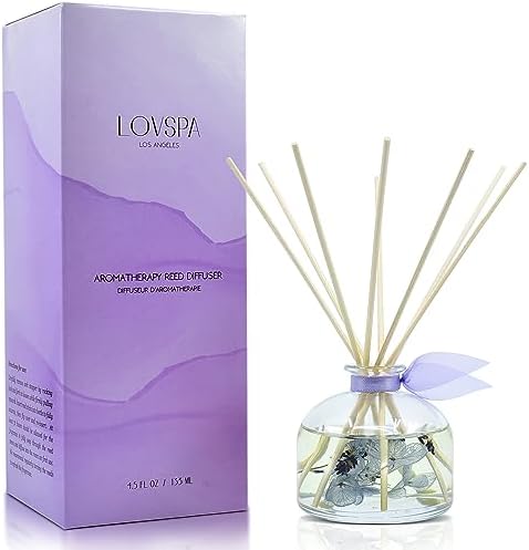 LOVSPA Eucalyptus Essential Oil Reed Diffuser Gift Set | Revive | Fresh Eucalyptus, Sage, Citrus, Bamboo & Mint | Great Aromatherapy Gift for Mom, Dad, Grandma or Aunt