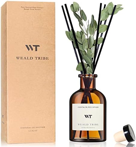 WEALD TRIBE Flower Reed Diffuser Set Eucalyptus & Lavender Scent