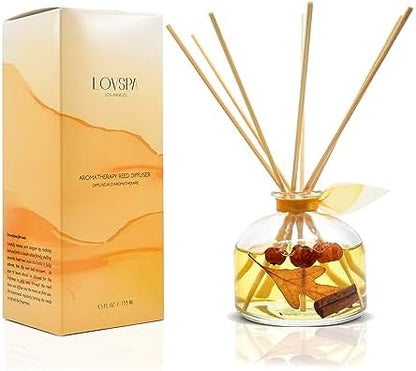 LOVSPA Eucalyptus Essential Oil Reed Diffuser Gift Set | Revive | Fresh Eucalyptus, Sage, Citrus, Bamboo & Mint | Great Aromatherapy Gift for Mom, Dad, Grandma or Aunt