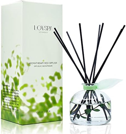 LOVSPA Eucalyptus Essential Oil Reed Diffuser Gift Set | Revive | Fresh Eucalyptus, Sage, Citrus, Bamboo & Mint | Great Aromatherapy Gift for Mom, Dad, Grandma or Aunt