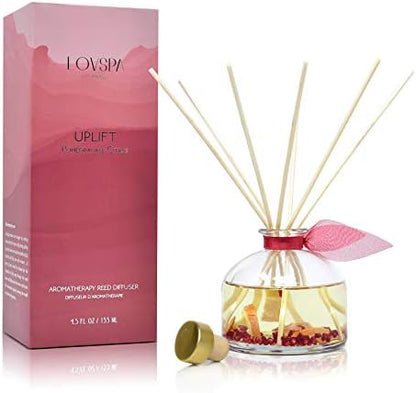 LOVSPA Eucalyptus Essential Oil Reed Diffuser Gift Set | Revive | Fresh Eucalyptus, Sage, Citrus, Bamboo & Mint | Great Aromatherapy Gift for Mom, Dad, Grandma or Aunt