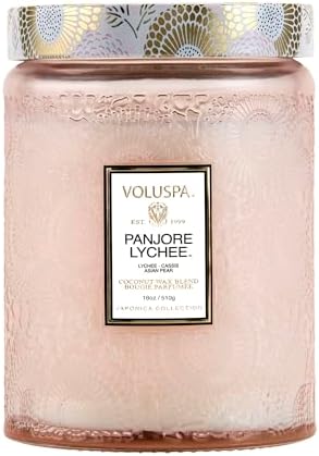 Voluspa Goji Tarocco Orange, Large Candle Jar, 18 oz, 100 Hour Burn Time, All Natural Wicks and Coconut Wax for Clean Burning, Vegan, Poured in the USA
