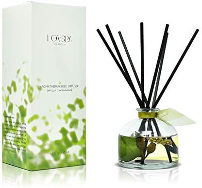 LOVSPA Eucalyptus Essential Oil Reed Diffuser Gift Set | Revive | Fresh Eucalyptus, Sage, Citrus, Bamboo & Mint | Great Aromatherapy Gift for Mom, Dad, Grandma or Aunt