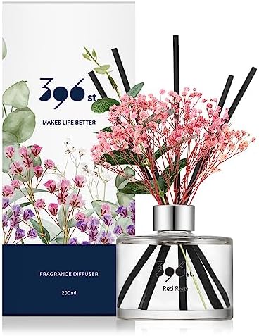 396 st. Rose Flower Reed Diffuser, Red Rose (Also Known as Rose Perfume) / Reed Diffuser Sets, Scentsy Home Fragrance, Scented Oils, Home & Bathroom Décor