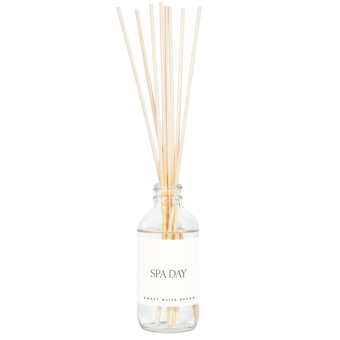 Sweet Water Decor Salt & Sea Reed Diffuser Set - Sea Salt Citrus & Musk Amber Scent Diffuser - Reed Diffusers for Home with Long Lasting Fragrance - Non-Toxic Oil Reed Diffuser - Made in the USA