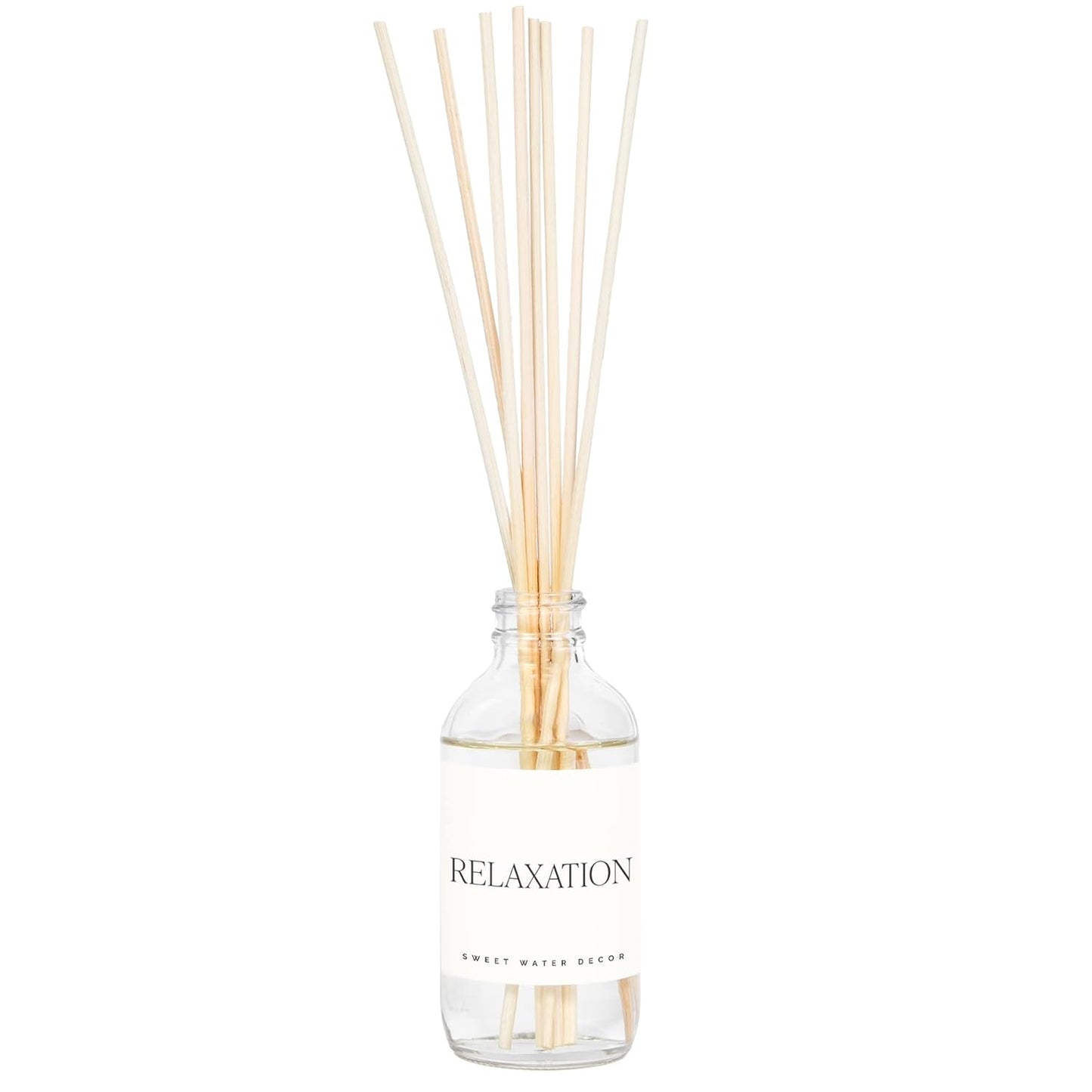Sweet Water Decor Salt & Sea Reed Diffuser Set - Sea Salt Citrus & Musk Amber Scent Diffuser - Reed Diffusers for Home with Long Lasting Fragrance - Non-Toxic Oil Reed Diffuser - Made in the USA