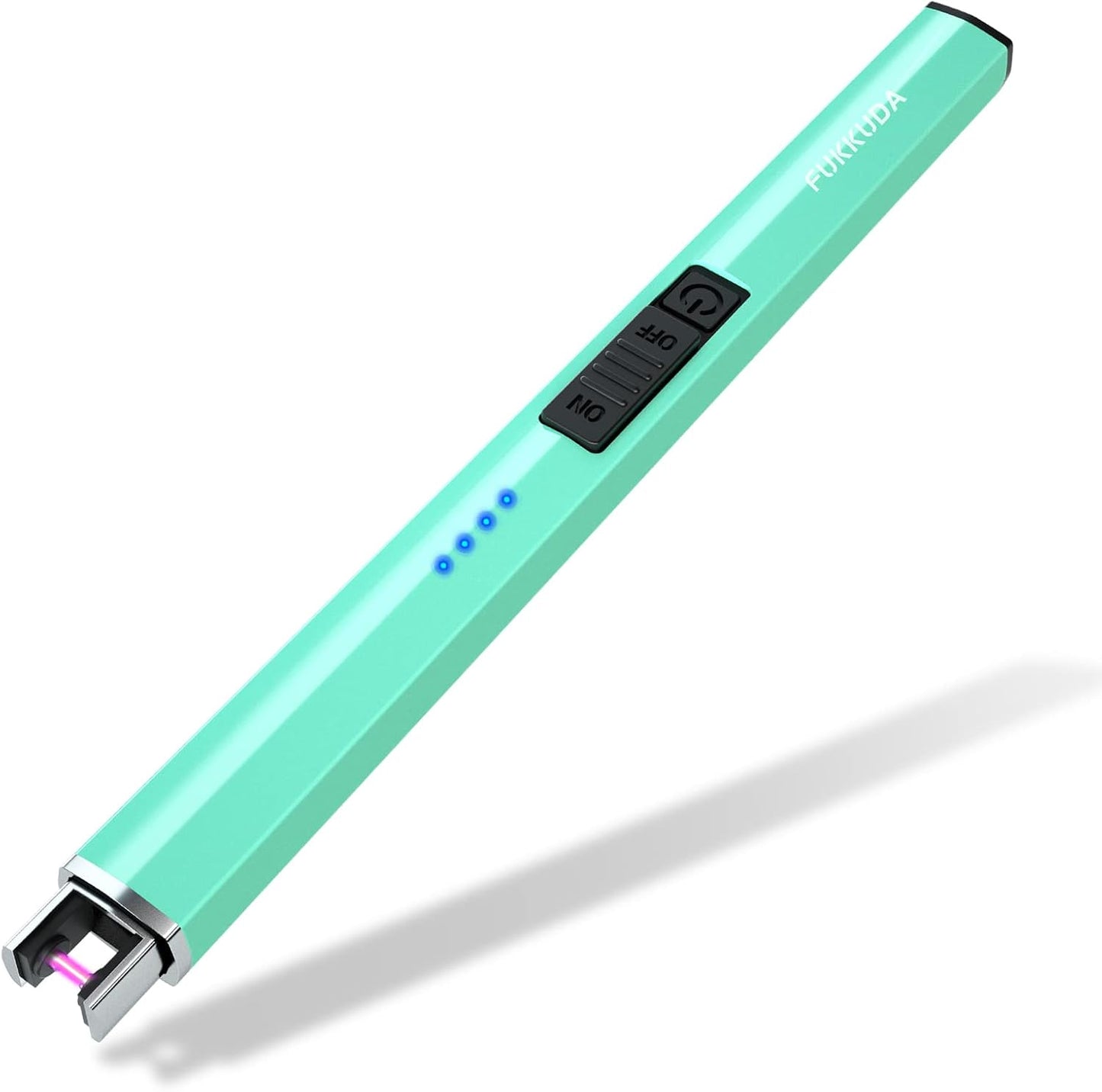 Electric Candle Lighter - Rechargeable, Plasma Arc Lighter - Windproof & Flameless with USB Rechargeable Double Safety Switch (Obisidian Black)