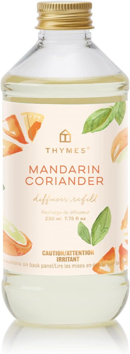 Thymes Frasier Fir Reed Diffuser Oil Refill – Home Fragrance Oil for Diffuser – Holiday Reed Diffuser Refill – Just-Cut Forest Oil Scents for Diffuser – Aromatherapy Diffuser Oils Scents (7.75 fl oz)