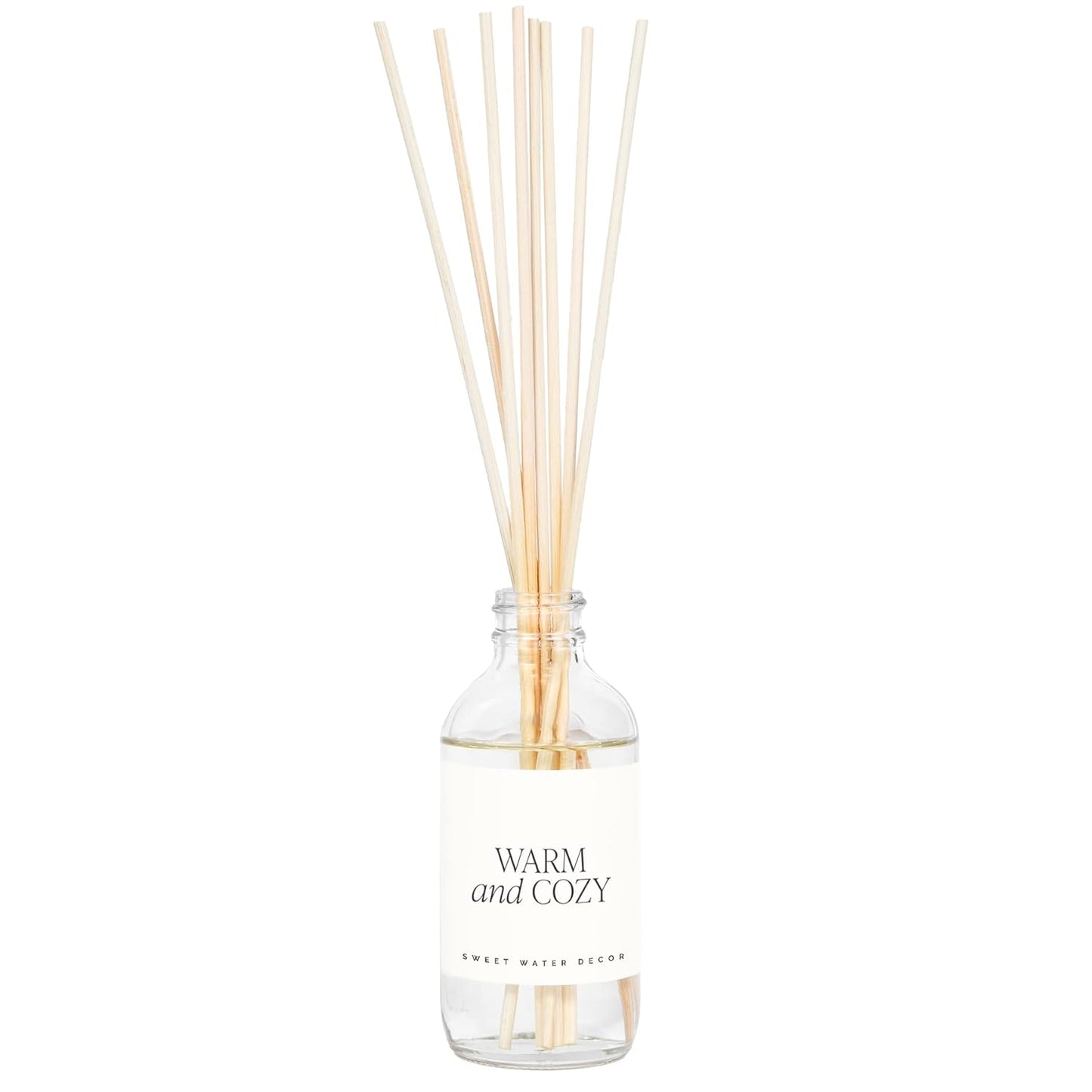 Sweet Water Decor Salt & Sea Reed Diffuser Set - Sea Salt Citrus & Musk Amber Scent Diffuser - Reed Diffusers for Home with Long Lasting Fragrance - Non-Toxic Oil Reed Diffuser - Made in the USA