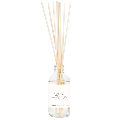Sweet Water Decor Salt & Sea Reed Diffuser Set - Sea Salt Citrus & Musk Amber Scent Diffuser - Reed Diffusers for Home with Long Lasting Fragrance - Non-Toxic Oil Reed Diffuser - Made in the USA