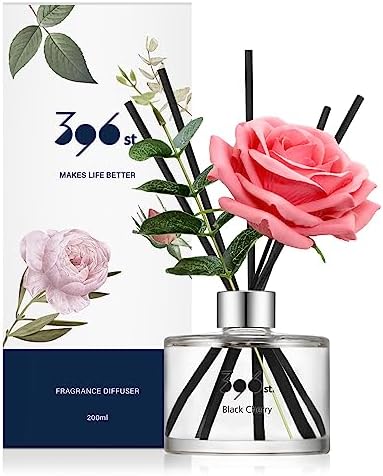 396 st. Rose Flower Reed Diffuser, Red Rose (Also Known as Rose Perfume) / Reed Diffuser Sets, Scentsy Home Fragrance, Scented Oils, Home & Bathroom Décor