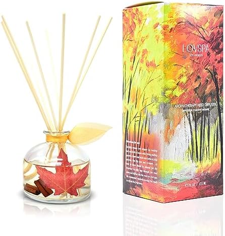 LOVSPA Eucalyptus Essential Oil Reed Diffuser Gift Set | Revive | Fresh Eucalyptus, Sage, Citrus, Bamboo & Mint | Great Aromatherapy Gift for Mom, Dad, Grandma or Aunt