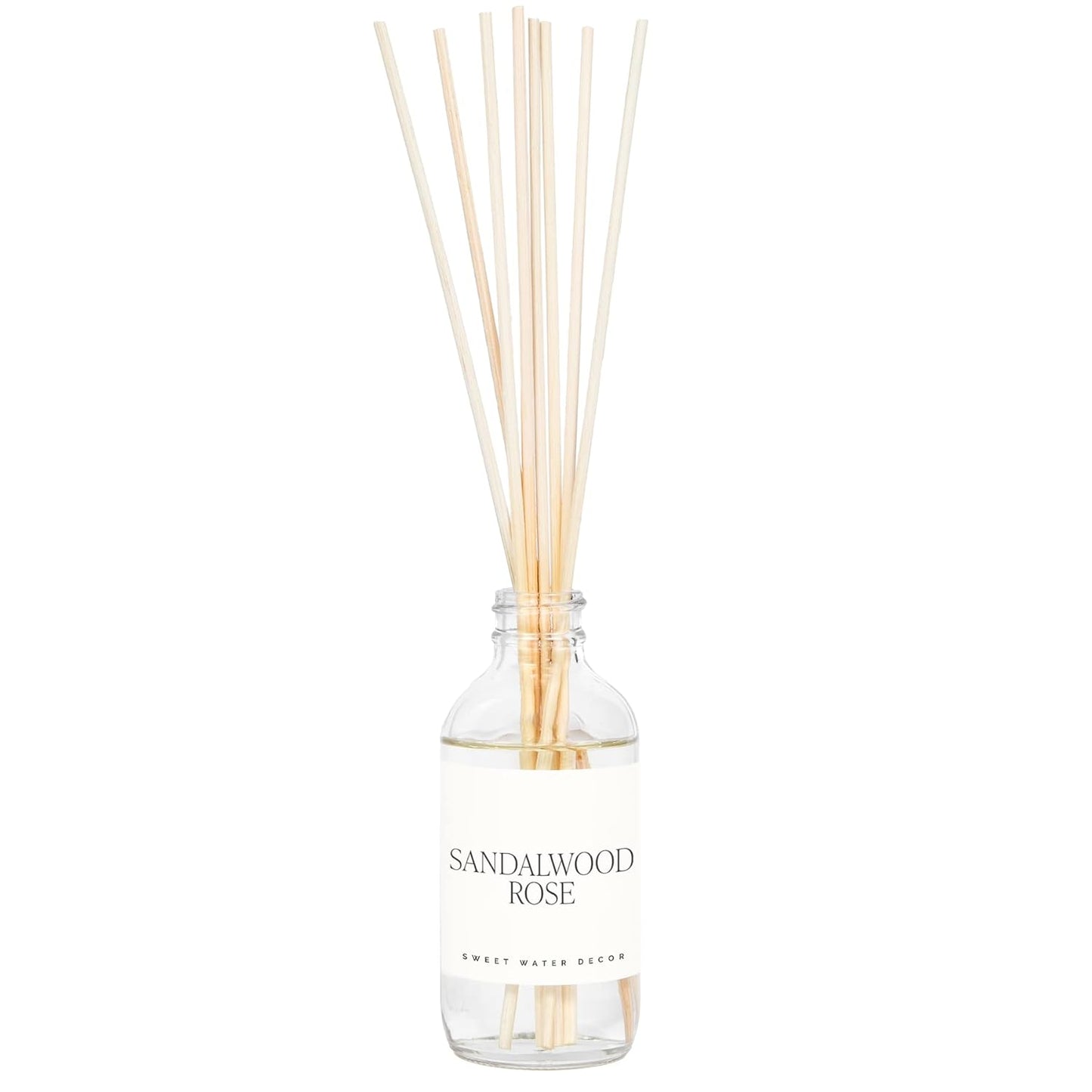 Sweet Water Decor Salt & Sea Reed Diffuser Set - Sea Salt Citrus & Musk Amber Scent Diffuser - Reed Diffusers for Home with Long Lasting Fragrance - Non-Toxic Oil Reed Diffuser - Made in the USA