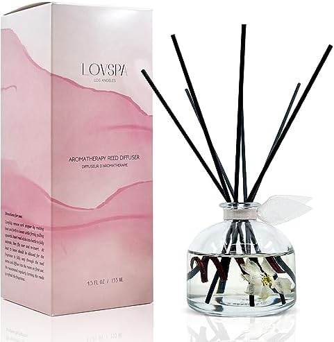 LOVSPA Eucalyptus Essential Oil Reed Diffuser Gift Set | Revive | Fresh Eucalyptus, Sage, Citrus, Bamboo & Mint | Great Aromatherapy Gift for Mom, Dad, Grandma or Aunt