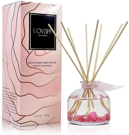 LOVSPA Eucalyptus Essential Oil Reed Diffuser Gift Set | Revive | Fresh Eucalyptus, Sage, Citrus, Bamboo & Mint | Great Aromatherapy Gift for Mom, Dad, Grandma or Aunt