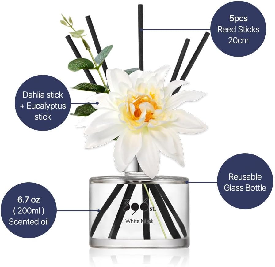 396 st. Rose Flower Reed Diffuser, Red Rose (Also Known as Rose Perfume) / Reed Diffuser Sets, Scentsy Home Fragrance, Scented Oils, Home & Bathroom Décor