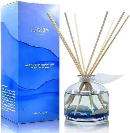 LOVSPA Eucalyptus Essential Oil Reed Diffuser Gift Set | Revive | Fresh Eucalyptus, Sage, Citrus, Bamboo & Mint | Great Aromatherapy Gift for Mom, Dad, Grandma or Aunt