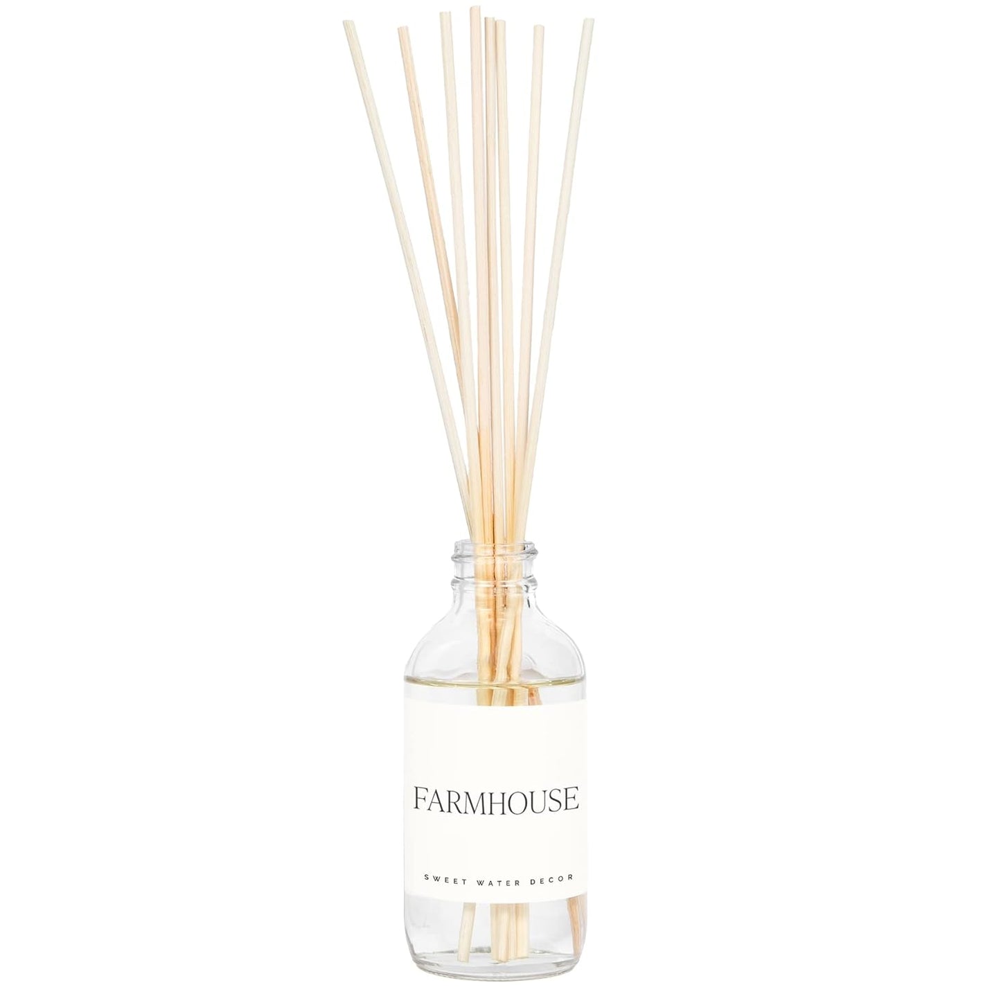 Sweet Water Decor Salt & Sea Reed Diffuser Set - Sea Salt Citrus & Musk Amber Scent Diffuser - Reed Diffusers for Home with Long Lasting Fragrance - Non-Toxic Oil Reed Diffuser - Made in the USA