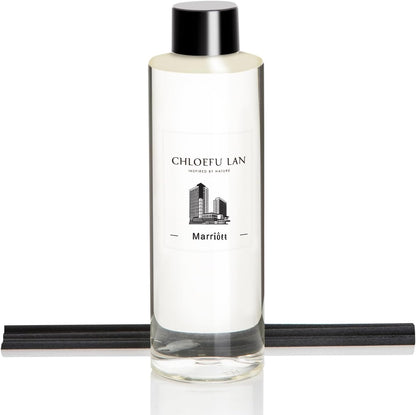 Chloefu LAN Hotel Scented Oil Diffuser Refill 7.05 oz Natural Essential Scented Oil - Best for Aromatherapy, SPA and Home, 0% Alcohol, Unique Blend to Promote Sleep & Relieve Stress