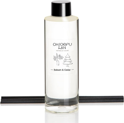 Chloefu LAN Hotel Scented Oil Diffuser Refill 7.05 oz Natural Essential Scented Oil - Best for Aromatherapy, SPA and Home, 0% Alcohol, Unique Blend to Promote Sleep & Relieve Stress