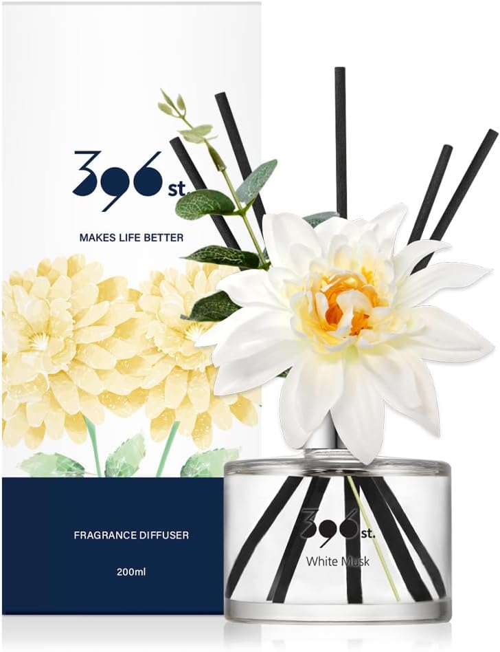 396 st. Rose Flower Reed Diffuser, Red Rose (Also Known as Rose Perfume) / Reed Diffuser Sets, Scentsy Home Fragrance, Scented Oils, Home & Bathroom Décor