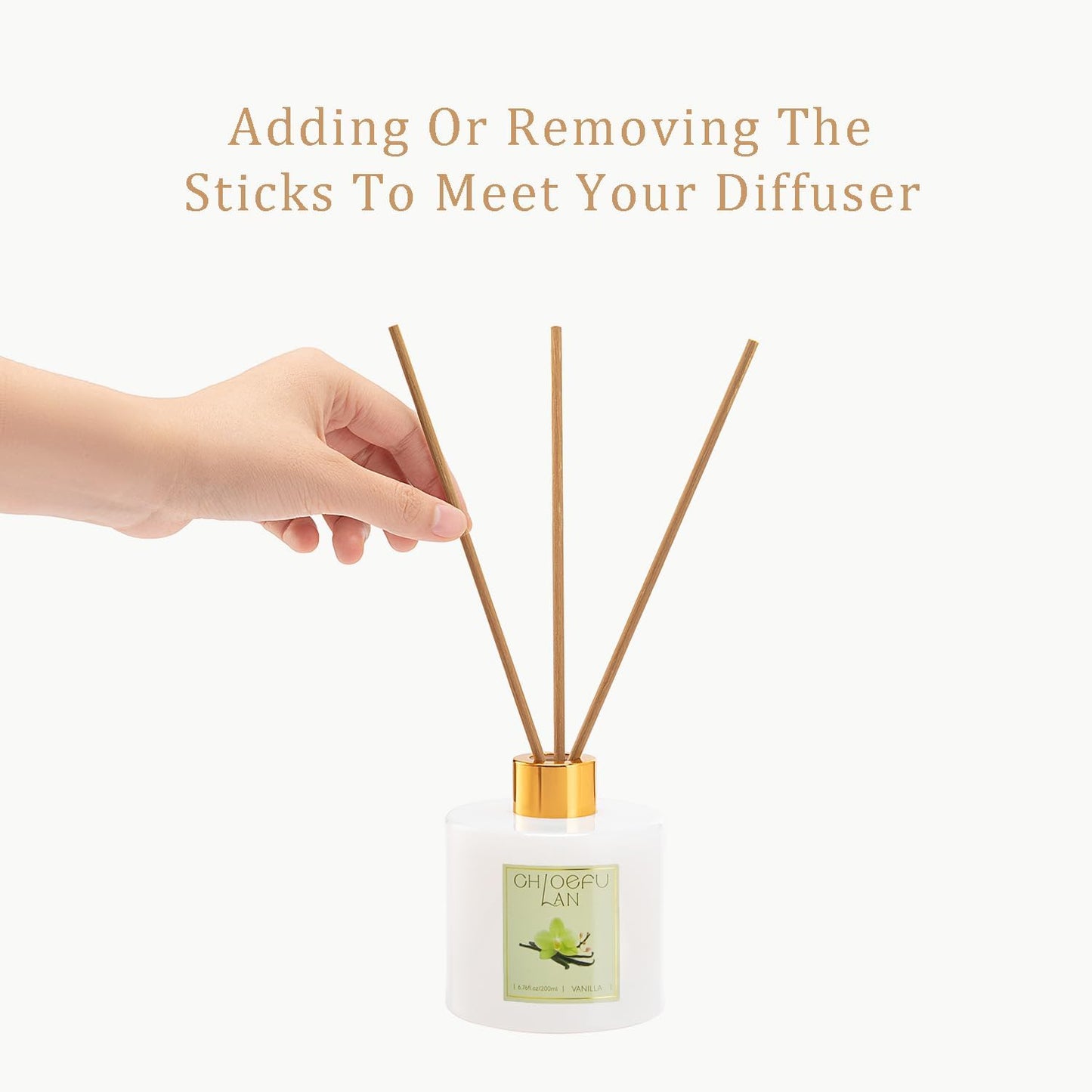 Chloefu LAN Hotel Scented Oil Diffuser Refill 7.05 oz Natural Essential Scented Oil - Best for Aromatherapy, SPA and Home, 0% Alcohol, Unique Blend to Promote Sleep & Relieve Stress