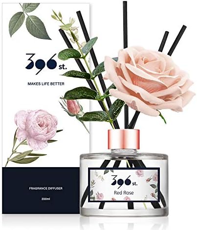 396 st. Rose Flower Reed Diffuser, Red Rose (Also Known as Rose Perfume) / Reed Diffuser Sets, Scentsy Home Fragrance, Scented Oils, Home & Bathroom Décor